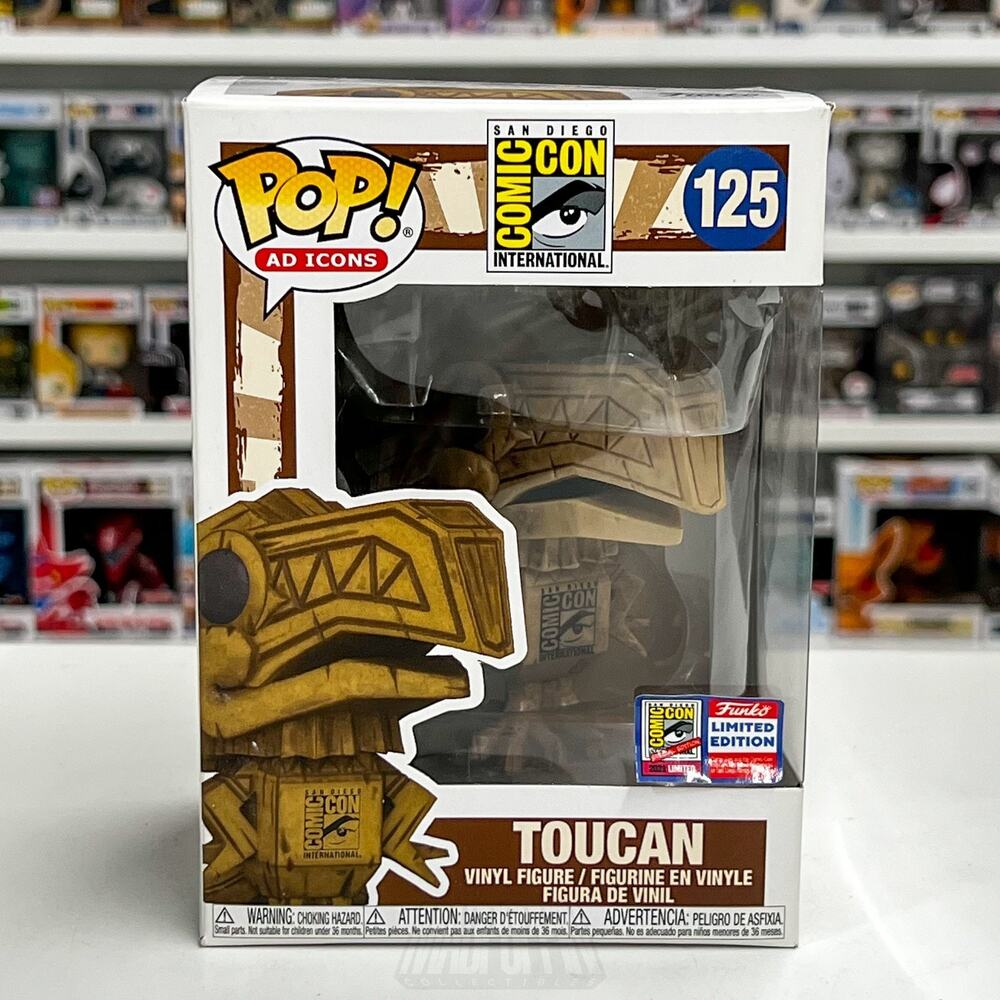 Funko Pop Ad Icons San Diego Comic Con SDCC Toucan Tiki 125 Official Toy Figure